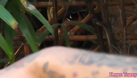 Sexy young chick plays with her pussy
